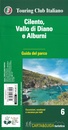 Wandelkaart 6 Carta-guida Cilento, Vallo di Diano e Alburni | Touring Club Italiano