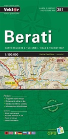 Wegenkaart - landkaart 351 Berati | Vektor