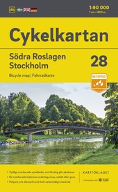 Fietskaart 28 Cykelkartan Södra Roslagen south - Stockholm | Norstedts