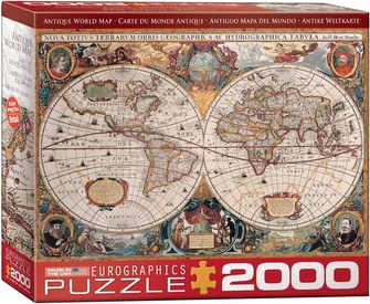 Legpuzzel - Legpuzzel Antique World Map (2000) | Eurographics