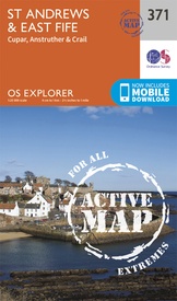 Wandelkaart - Topografische kaart 371 OS Explorer Map | Active St Andrews / East Fife | Ordnance Survey