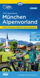 Fietskaart ADFC Regionalkarte München / Alpenvorland | BVA BikeMedia