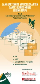 Wandelkaart 6 GR Luxemburg, Gaume en Ardennen | Alta Via