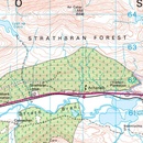 Wandelkaart - Topografische kaart 020 Landranger Beinn Dearg & Loch Broom, Ben Wyvis | Ordnance Survey