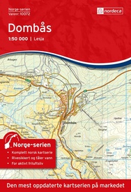 Wandelkaart - Topografische kaart 10072 Norge Serien Lesja | Nordeca