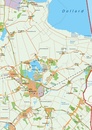 Wandkaart Provincie Groningen, 100 x 100 cm | 12 Provinciën