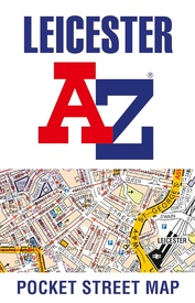 Stadsplattegrond Pocket Street Map Leicester | A-Z Map Company