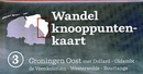 Wandelknooppuntenkaart - Wandelkaart 3 Groningen oost | Reisboekwinkel de Zwerver