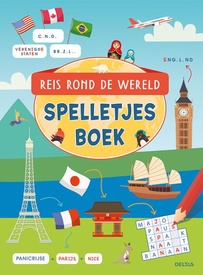 Kinderreisgids Spelletjesboek - Reis rond de Wereld | Deltas