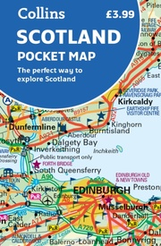 Wegenkaart - landkaart Pocket Map Scotland | Collins