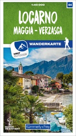 Wandelkaart 44 Locarno / Maggia / Verzasca | Kümmerly & Frey