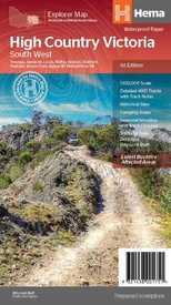 Wegenkaart - landkaart Explorer Map High Country Victoria South West | Hema Maps