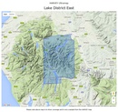 Wandelkaart Lake District Oost | Harvey Maps