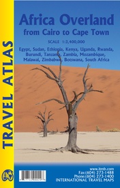 Wegenatlas Travel Atlas Afrika Africa Overland: Cairo to Cape Town | ITMB