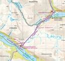 Wandelkaart 3 Saltoluokta – Kvikkjokk Kungsleden | Norstedts