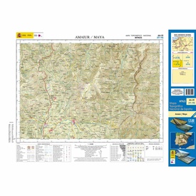 Topografische kaart 66-III Amaiur / Maya | CNIG - Instituto Geográfico Nacional1