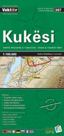 Wegenkaart - landkaart 367 Kukesi | Vektor