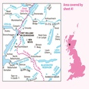 Wandelkaart - Topografische kaart 041 Landranger Ben Nevis, Fort William & Glen Coe | Ordnance Survey