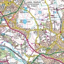 Wandelkaart - Topografische kaart 104 Landranger Leeds & Bradford, Harrogate & Ilkley | Ordnance Survey