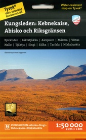 Wandelkaart 1 Fjällkartor 1:50.000 Kungsleden - Kebnekaise - Abisko - Riksgransen | Zweden | Calazo