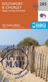 Wandelkaart - Topografische kaart 285 OS Explorer Map | Active Southport / Chorley | Ordnance Survey