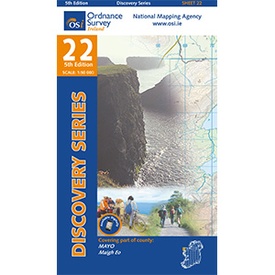 Topografische kaart - Wandelkaart 22 Discovery Mayo | Ordnance Survey Ireland