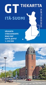 Wegenkaart - landkaart Itä-Suomi - Oost Finland | Karttakeskus