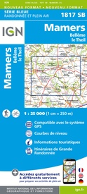 Wandelkaart - Topografische kaart 1817 SB - Serie Bleue Mamers - Bellême - Le Theil  | IGN - Institut Géographique National