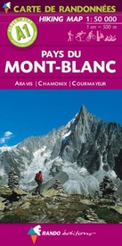 Wandelkaart A1 Pays du Mont Blanc  | Rando Editions