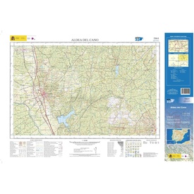 Topografische kaart 729-II Aldea del Cano | CNIG - Instituto Geográfico Nacional1