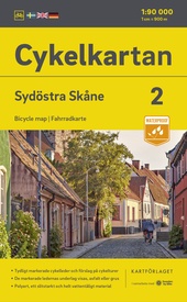 Fietskaart 2 Cykelkartan Sydöstra Skåne - zuidoost Skane | Norstedts