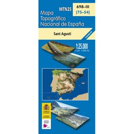 Topografische kaart 698-III Sant Agustí (Mallorca) | CNIG - Instituto Geográfico Nacional