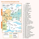 Wandelkaart - Topografische kaart 414 OS Explorer Map Glen Shiel & Kintail Forest | Ordnance Survey