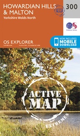 Wandelkaart - Topografische kaart 300 OS Explorer Map | Active Howardian Hills / Malton | Ordnance Survey