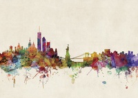 New York City Skyline, 84 x 59 cm
