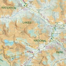 Wandelkaart 16 Waterton Lakes NP | Gem Trek Maps