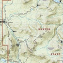 Wandelkaart 754 Topographic Map Guide Baxter State Park/Mount Katahdin /ME | National Geographic