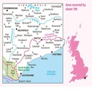 Wandelkaart - Topografische kaart 199 Landranger Eastbourne & Hastings, Battle & Heathfield | Ordnance Survey