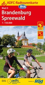 Fietskaart 9 ADFC Radtourenkarte Brandenburg - Spreewald | BVA BikeMedia