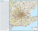 Wegenkaart - landkaart 50 Miles Around London Road Map | A-Z Map Company