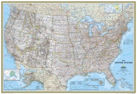 USA - Verenigde Staten Political, 110 x 77 cm