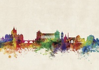 Rome City Skyline, 84 x 59 cm