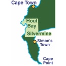 Wandelkaart South Africa: Silvermine & Hout Bay | Slingsby Maps