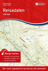 Wandelkaart - Topografische kaart 10154 Norge Serien Reisadalen | Nordeca