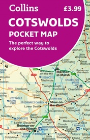 Wegenkaart - landkaart Pocket Map Cotswolds | Collins