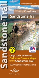 Wandelkaart Walking Cheshire's Sandstone Trail - 1:25,000 OS Map Book | Northern Eye Books