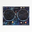 Poster - Wandkaart Stars & constellations glow in the dark 84.1 x 59.4 cm | Maps International