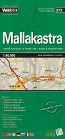 Wegenkaart - landkaart 373 Mallakastra | Vektor