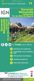 Fietskaart - Wandelkaart 75019 Gavarnie Néouvielle | IGN - Institut Géographique National