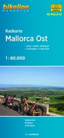 Fietskaart MALLO02 Bikeline Radkarte Mallorca Ost | Esterbauer